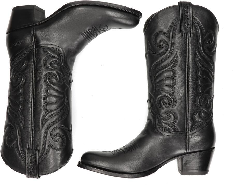 Sendra 11627 Debora leren cowboylaarzen zwart - Foto 3