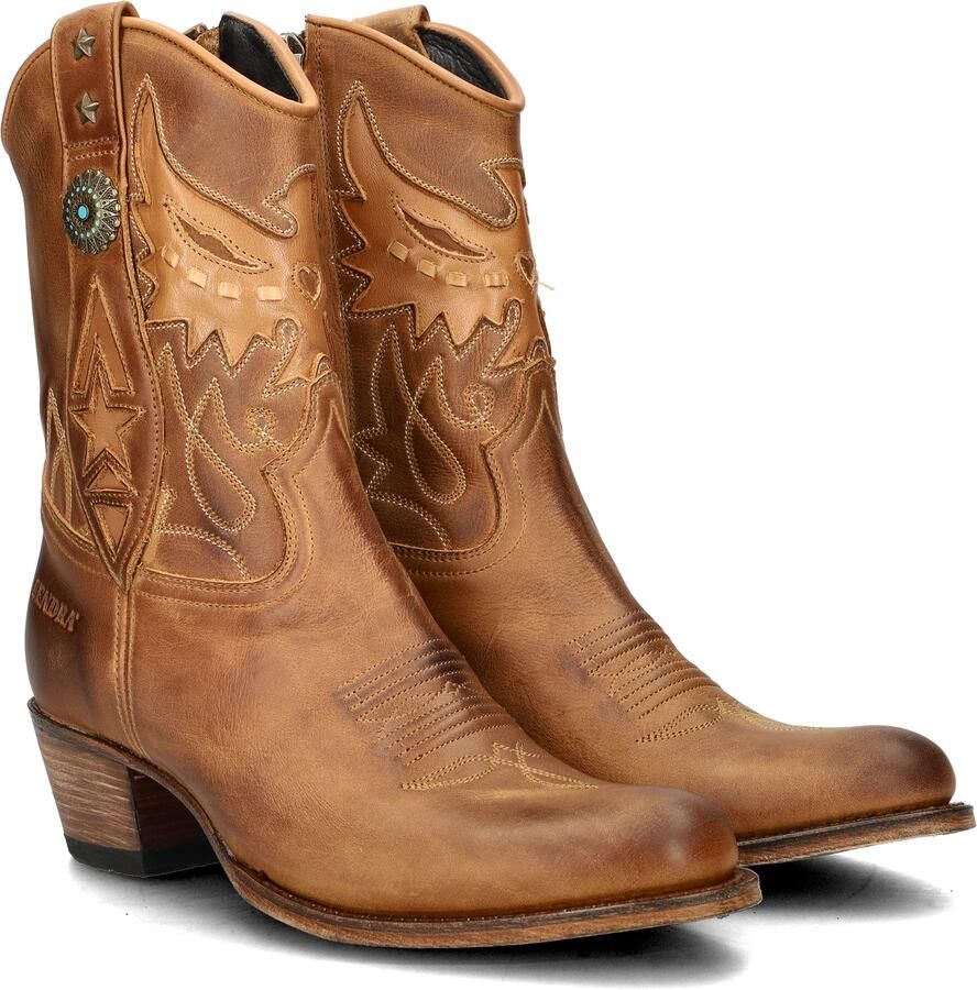 Sendra Debora Insa dames cowboylaars Bruin multi - Foto 4