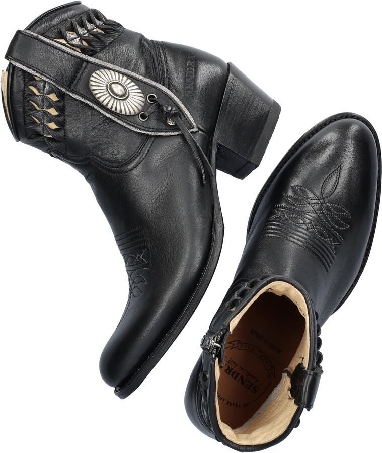 Sendra Debora dames cowboylaars Zwart - Foto 3
