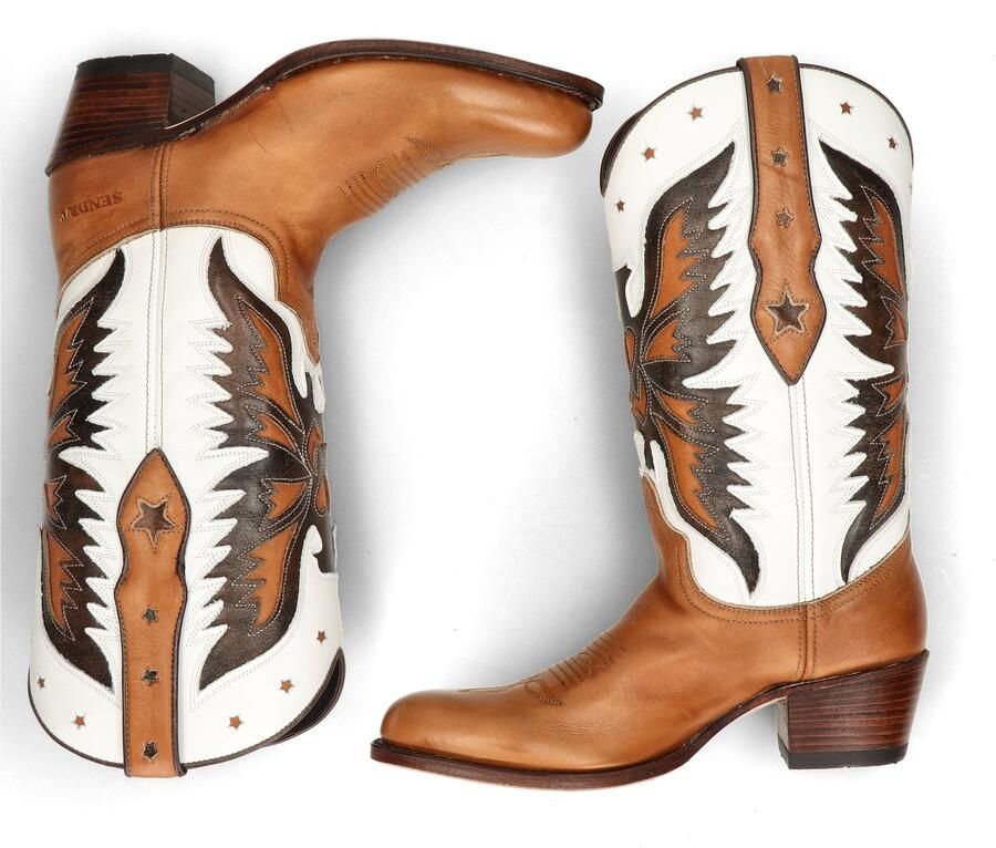 Sendra Deborah leren cowboylaarzen cognac - Foto 8