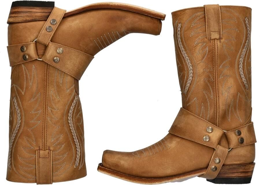 Sendra Seta leren cowboylaarzen cognac - Foto 8