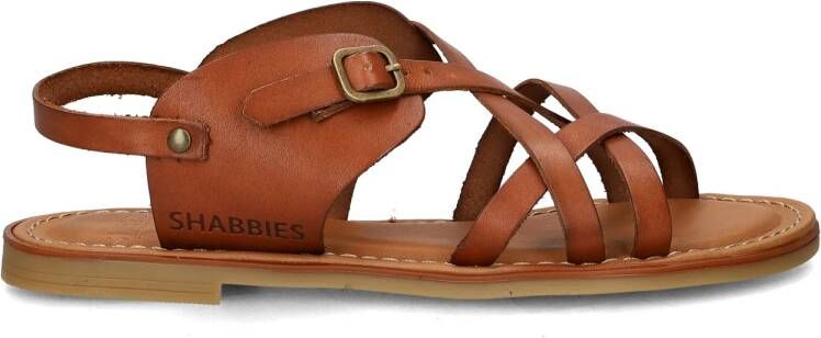 Shabbies Amsterdam Sandalen Angel Cross Cognac - Foto 2