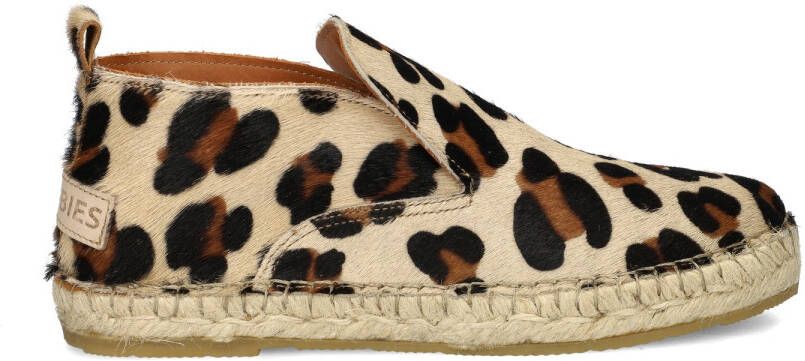 Shabbies Amsterdam Elche Lofa Espadrille Pony Lichtbruin