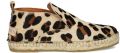 Shabbies Amsterdam Elche Lofa Espadrille Pony Lichtbruin - Bruin