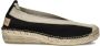 SHABBIES Espadrilles Dames Palma Kimono Maat: 39 Materiaal: Canvas Kleur: Zwart - Thumbnail 4