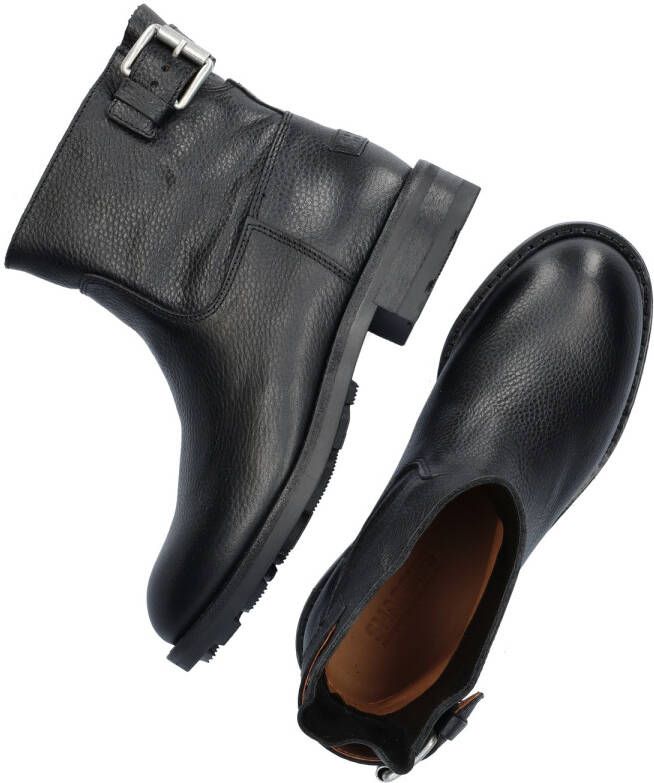 SHABBIES Enkelboots Dames Alyd Maat: 37 Materiaal: Leer Kleur: Zwart - Foto 3