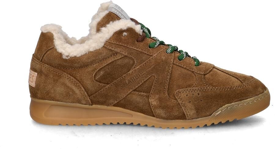 Shabbies Amsterdam April Mina dames sneaker Cognac - Foto 3