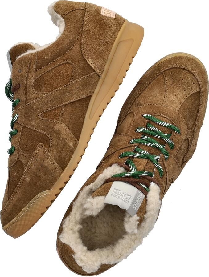 Shabbies Amsterdam April Mina dames sneaker Cognac - Foto 4