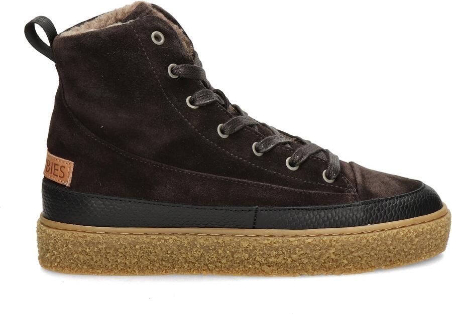 Shabbies Amsterdam CHEWY LILY Ankle Boot Suede Dark Brown - Foto 2
