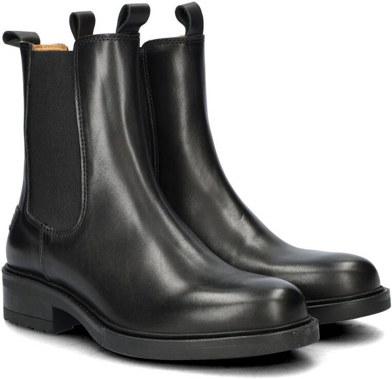 SHABBIES Chelsea Boots Dames Dean Chelsea Boot Leer Zwart - Foto 2