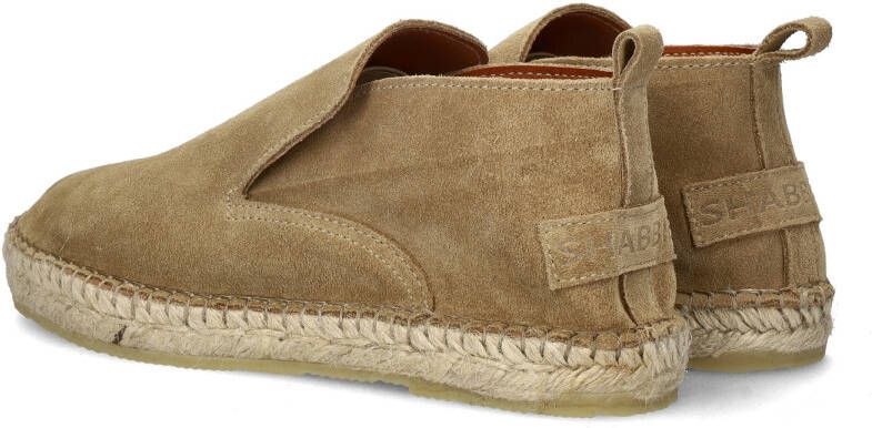 SHABBIES Espadrilles Dames Elche Lofa Suede Maat: 42 Materiaal: Suède Kleur: Zand - Foto 4