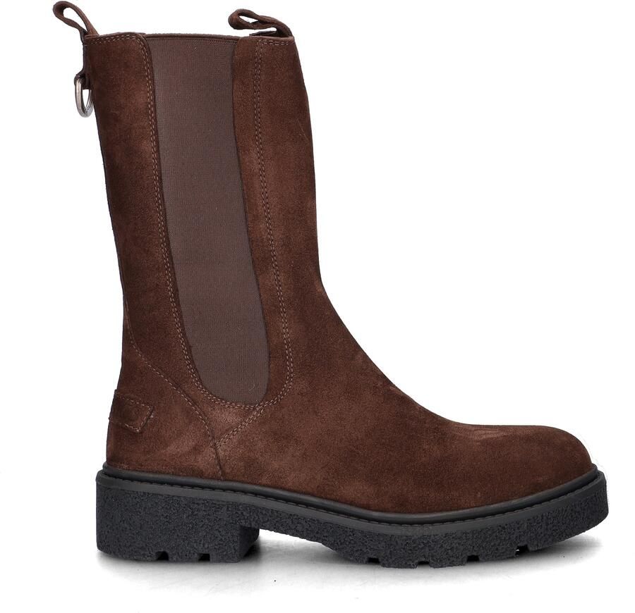 SHABBIES Chelsea Boots Dames Jacy Shelly Maat: 39 Materiaal: Suède Kleur: Bruin - Foto 7