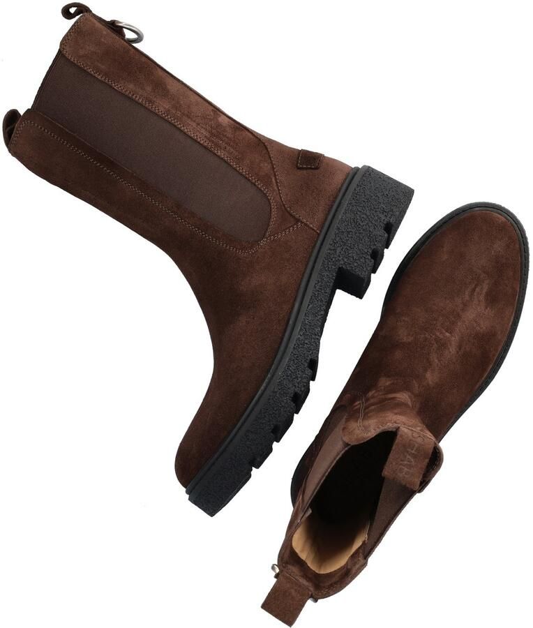 SHABBIES Chelsea Boots Dames Jacy Shelly Maat: 39 Materiaal: Suède Kleur: Bruin - Foto 8