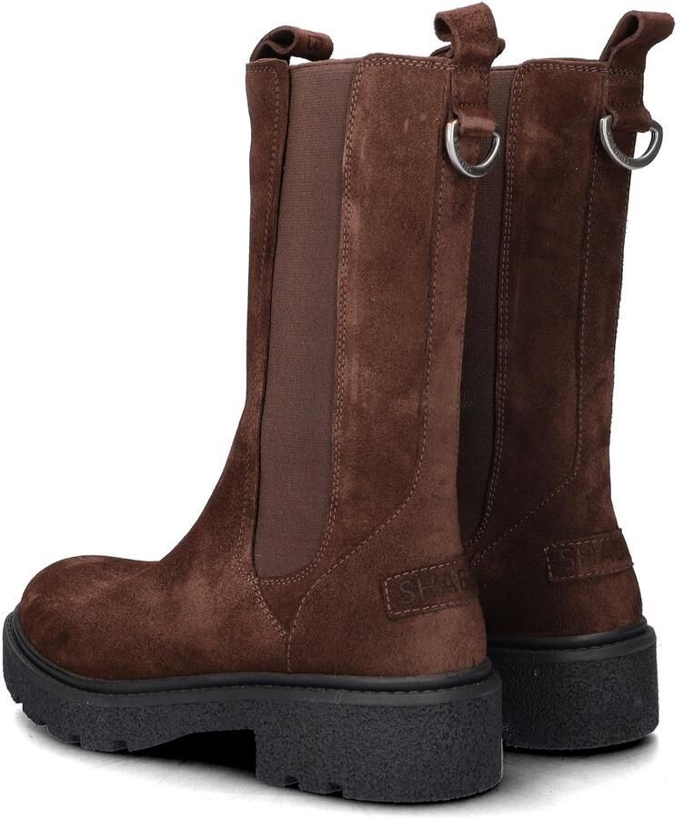 SHABBIES Chelsea Boots Dames Jacy Shelly Maat: 39 Materiaal: Suède Kleur: Bruin - Foto 9