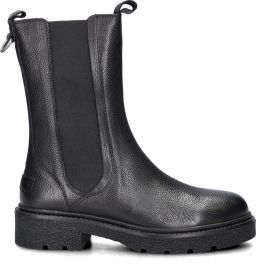 Shabbies Amsterdam JACY SHELLY Chelsea tumbled leather Black