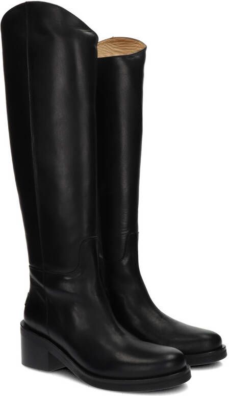 Shabbies Amsterdam Lakey Ride dames hoge laars Zwart - Foto 2