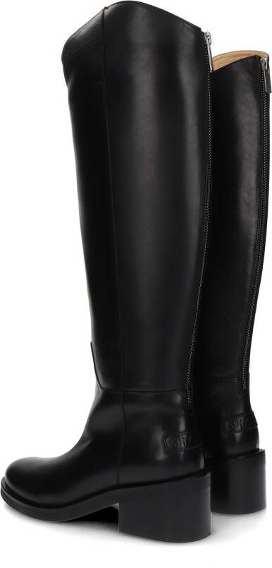 Shabbies Amsterdam Lakey Ride dames hoge laars Zwart - Foto 3