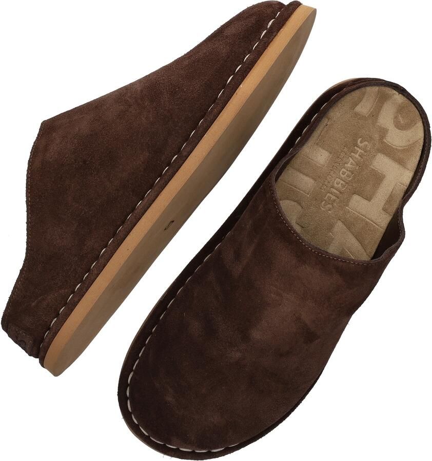 SHABBIES Instappers Dames Wilja Maat: 39 Materiaal: Suède Kleur: Bruin - Foto 7