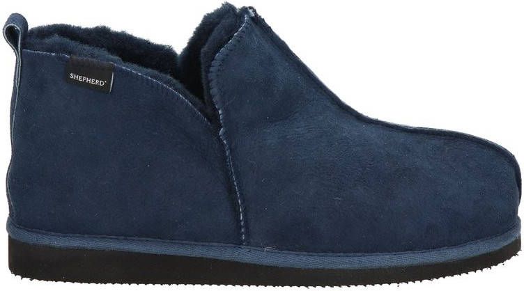 SHEPHERD OF SWEDEN Anton slippers Heren Sloffen Donkerblauw