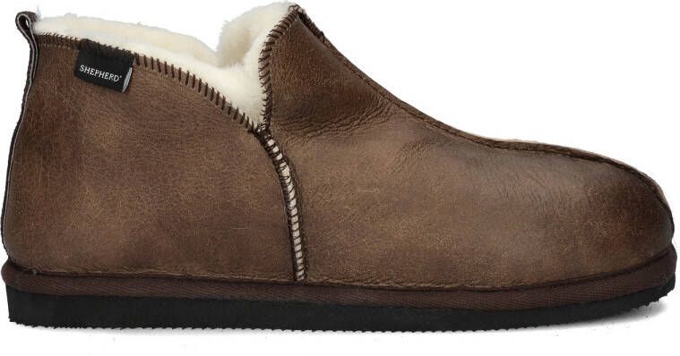 SHEPHERD OF SWEDEN Shepherd Anton Heren Pantoffels Bruin - Foto 9