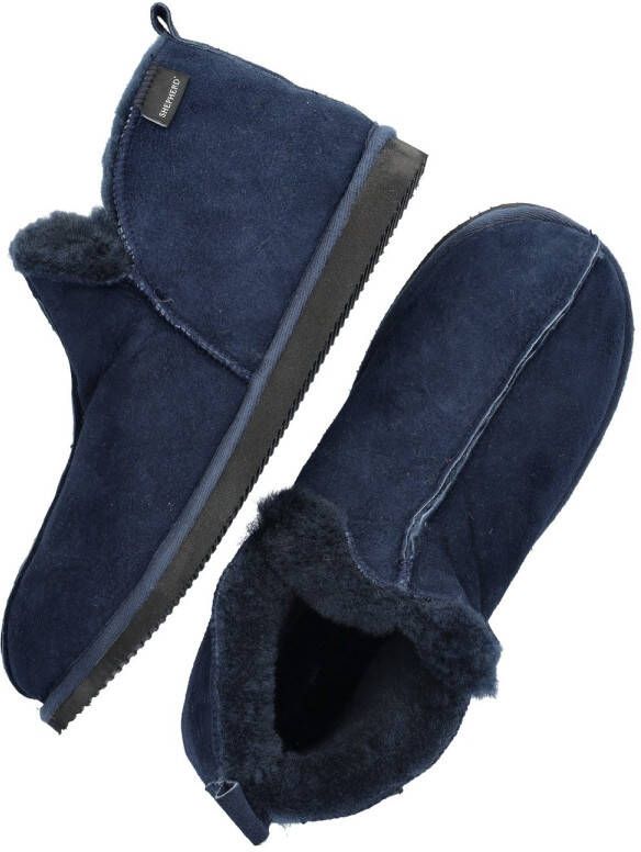 SHEPHERD OF SWEDEN Anton slippers Heren Sloffen Donkerblauw - Foto 5