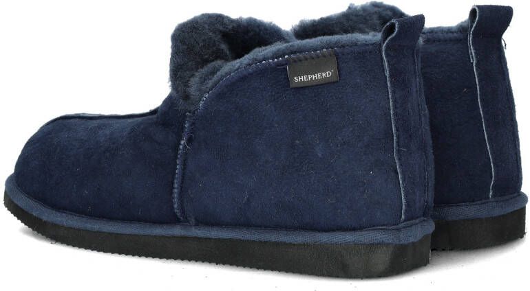 SHEPHERD OF SWEDEN Anton slippers Heren Sloffen Donkerblauw - Foto 7