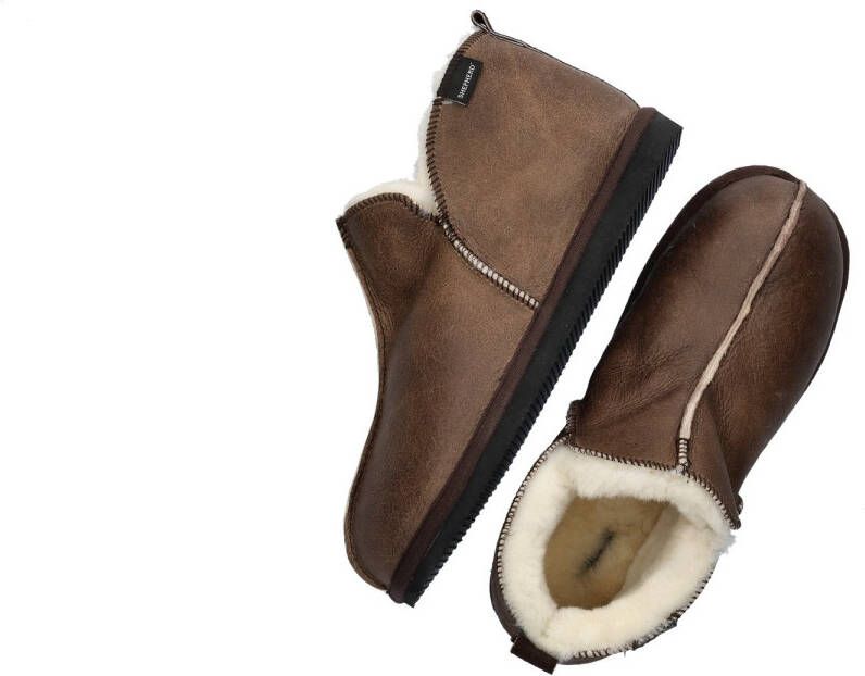 SHEPHERD OF SWEDEN Shepherd Anton Heren Pantoffels Bruin - Foto 5