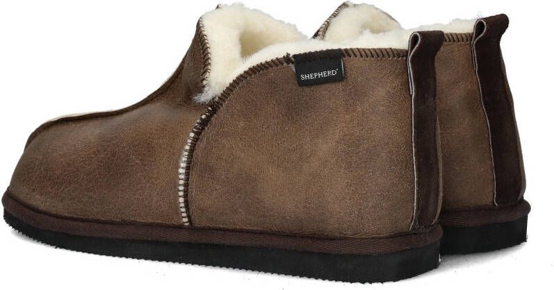 SHEPHERD OF SWEDEN Shepherd Anton Heren Pantoffels Bruin - Foto 8