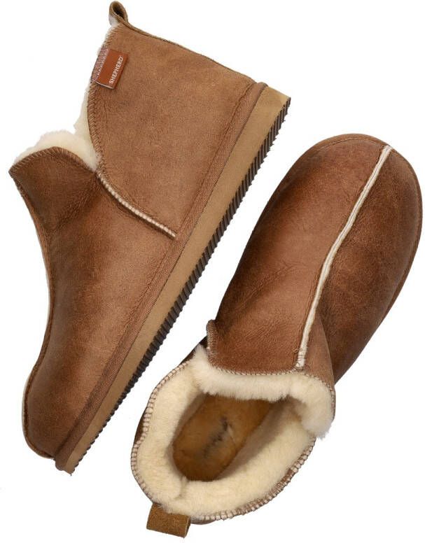 SHEPHERD OF SWEDEN Shepherd Anton Heren Pantoffels Antique cognac - Foto 5