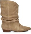 Shoecolate suède enkellaarzen beige - Beige