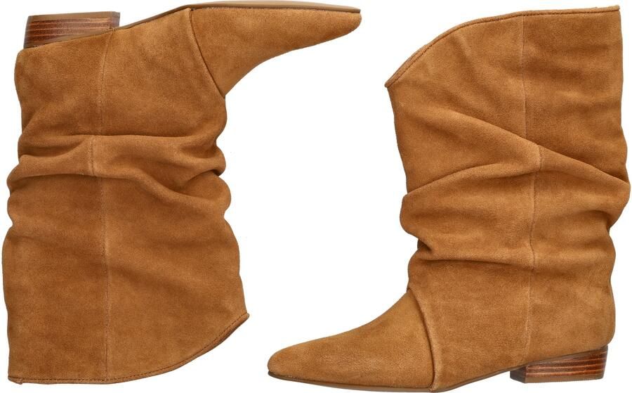 Shoecolate suède enkellaarzen cognac - Foto 7