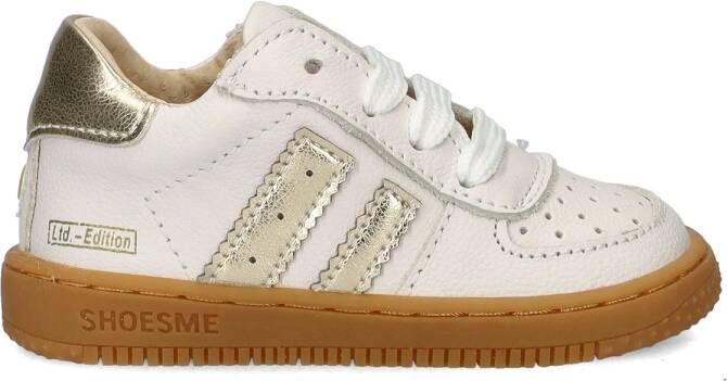Shoesme Baby Babysneakers white gold Leer - Foto 6