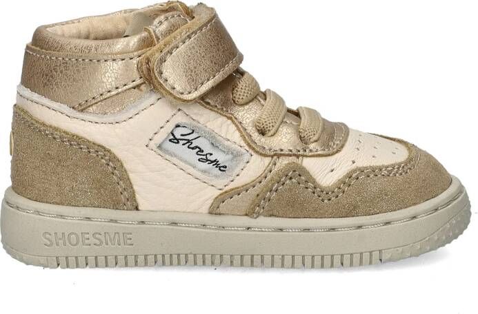 Shoesme leren sneakers goud beige Meisjes Leer Meerkleurig 23 - Foto 10