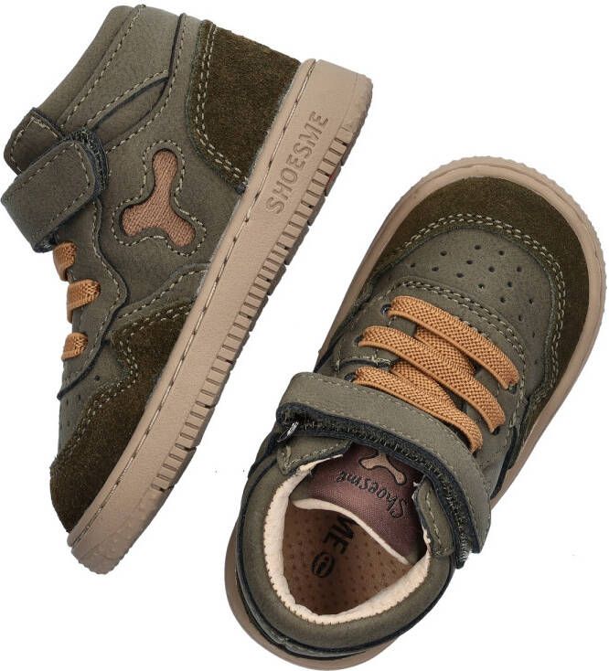 Shoesme Baby Babysneakers Jongens Dark Green Leer - Foto 3