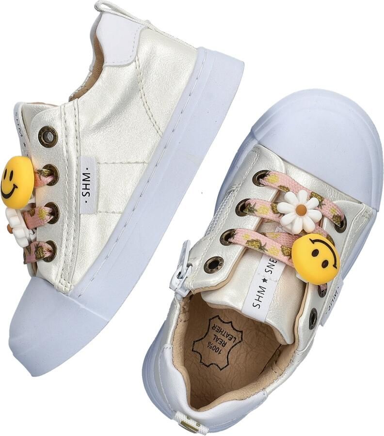 Shoesme Parelmoer Sneaker Sneakers Kinderen Meisjes PEARL Microfiber leer - Foto 10