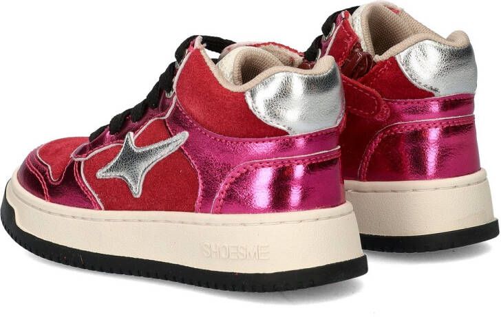 Shoesme meisjes hoge sneaker Roze - Foto 3