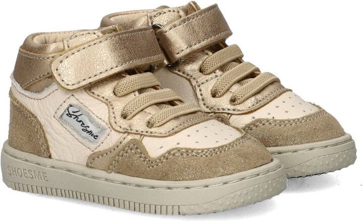 Shoesme leren sneakers goud beige Meisjes Leer Meerkleurig 23 - Foto 8