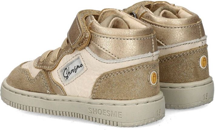 Shoesme leren sneakers goud beige Meisjes Leer Meerkleurig 23 - Foto 9