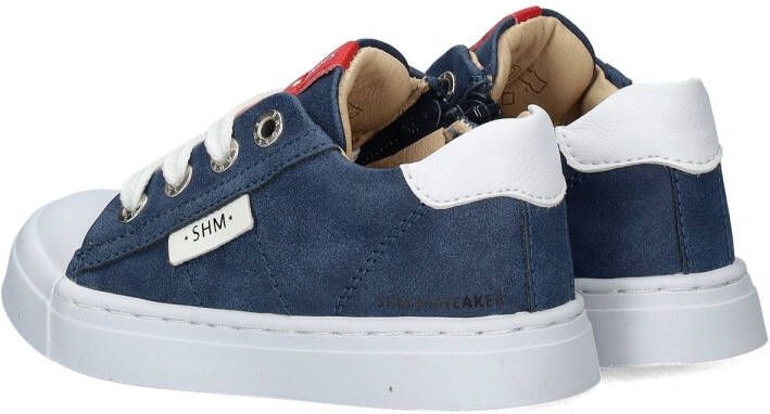 Shoesme leren sneakers donkerblauw Leer Effen 21 - Foto 7