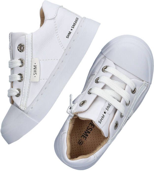 Shoesme SH21S001-J leren sneakers wit Leer Effen 31 - Foto 4