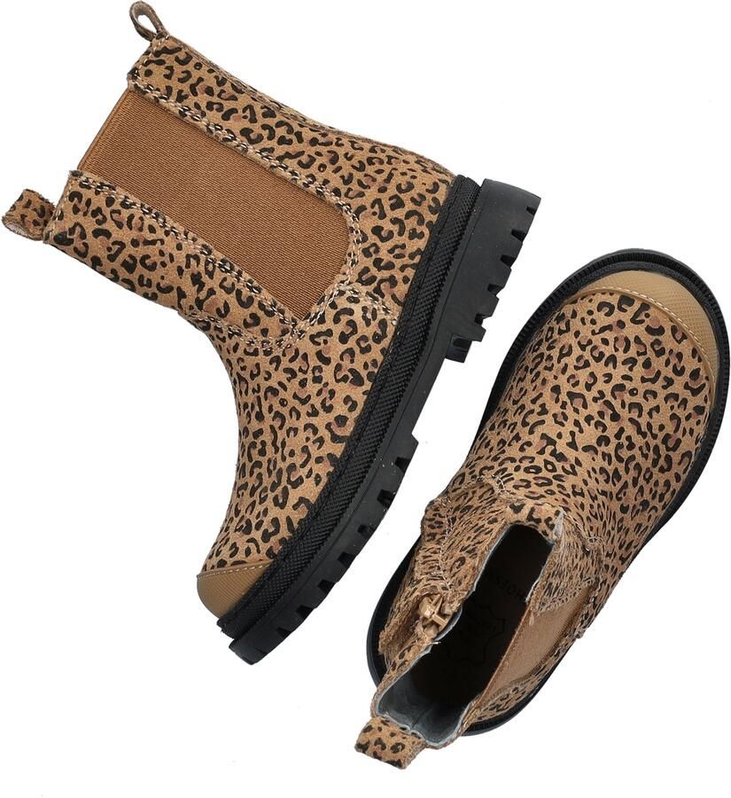 Shoesme Laarzen Meisjes leopard cognac Leer - Foto 6