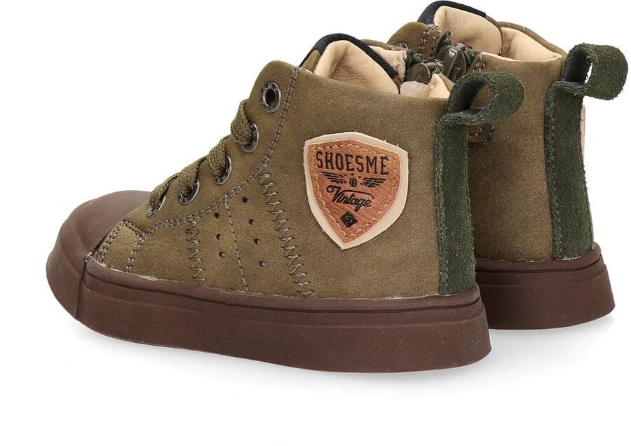 Shoesme Sh23w036 Hoge sneakers Leren Sneaker Jongens Kids Groen - Foto 7