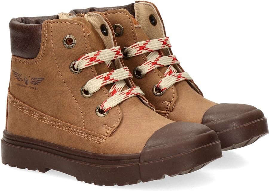 Shoesme veterboots bruin Jongens Leer Effen 35 | Enkelboot van - Foto 12