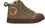 Shoesme Sh23w036 Hoge sneakers Leren Sneaker Jongens Kids Groen - Thumbnail 5