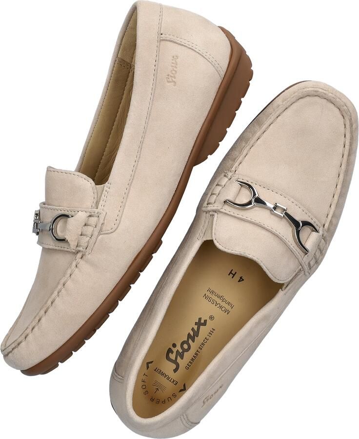 SIOUX Mocassins Dames Cortizia Maat: 38 Materiaal: Suède Kleur: Beige - Foto 11