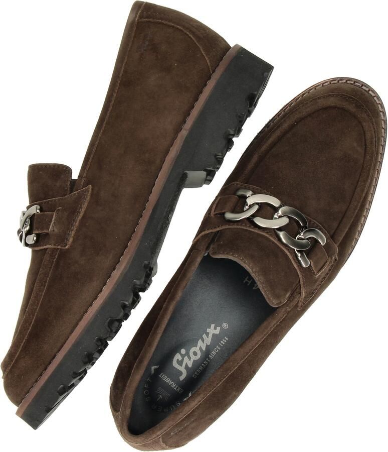 SIOUX Loafers Dames Meredith Maat: 41 5 Materiaal: Suède Kleur: Bruin - Foto 6