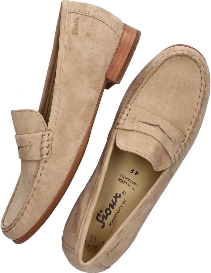 SIOUX Loafers Dames Rosikena-700 Maat: 41 Materiaal: Suède Kleur: Beige - Foto 8