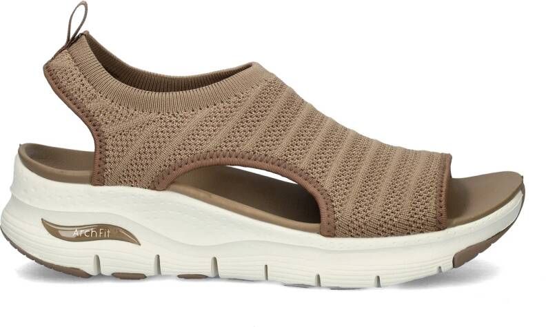 Skechers Arch Fit Darling Days VEGAN Sandaal Sandalen Dames Bruin - Foto 9