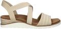 Skechers Sandalen ARCH FIT BEACH KISS-BOHO BEYOND met elastische riempjes - Beige