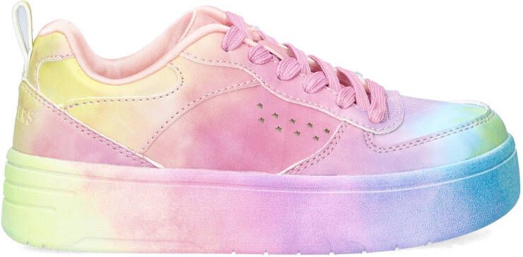 Skechers Court High Electric Remix Meisjes Sneakers Multicolour - Foto 7